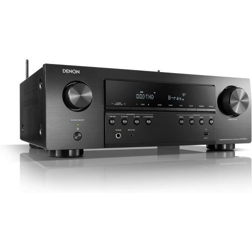  Denon AVR-S650H Audio Video Receiver, 5.2 Channel (150W X 5) 4K UHD Home Theater Surround Sound (2019) | Music Streaming | Wi-Fi, Bluetooth, AirPlay 2, Alexa, HEOS Built-in | eARC
