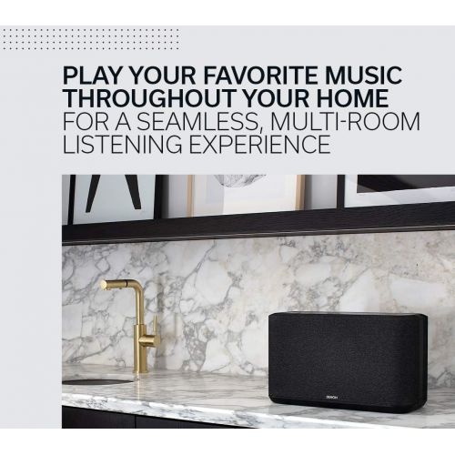  Denon Home 350 Wireless Speaker (2020 Model) | HEOS Built-in, AirPlay 2, and Bluetooth | Alexa Compatible | Stunning Design | Black