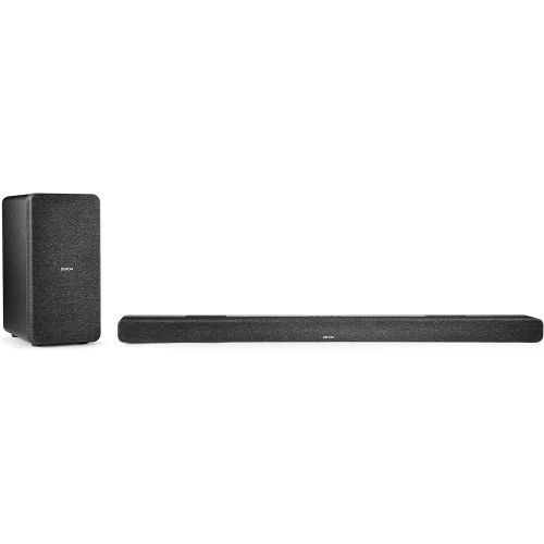  Denon DHT-S517 Sound Bar for TV with Wireless Subwoofer, 3D Surround Sound, Dolby Atmos, HDMI eARC Compatibility, Wireless Music Streaming via Bluetooth, Quick Setup, Wall-Mountabl