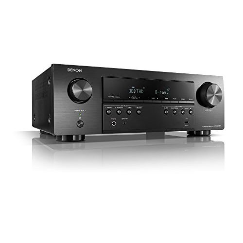  Denon AVR-S540BT Receiver, 5.2 channel, 4K Ultra HD Audio and Video, Home Theater System, built-in Bluetooth and USB port, Compatible with HEOS Link for Wireless Music Streaming