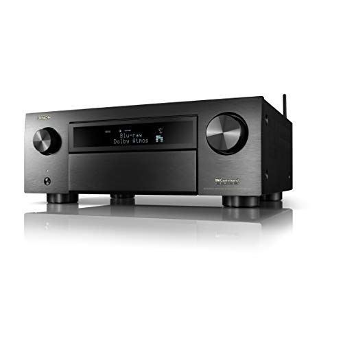  Denon AVR-X6700H 8K Ultra HD 11.2 Channel (140Watt X 11) AV Receiver 2020 Model - 3D Audio & Video with IMAX Enhanced, Built for Gaming, Music Streaming, Alexa + HEOS