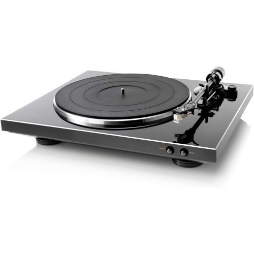  Denon DP-300F Fully Automatic Analog Turntable with Built-in Phono Equalizer | Unique Tonearm Design | Hologram Vibration Analysis | Slim Design