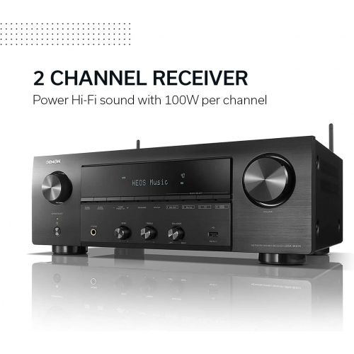  [아마존베스트]Denon DRA-800H 2-Channel Stereo Network Receiver for Home Theater | Hi-Fi Amplification | Connects to All Audio Sources | Latest HDCP 2.3 Processing with ARC Support | Compatible w