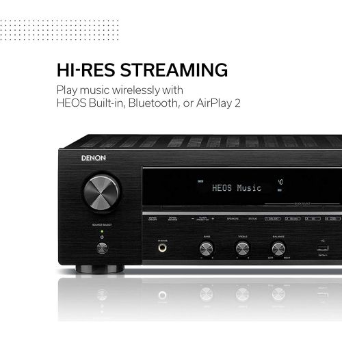  [아마존베스트]Denon DRA-800H 2-Channel Stereo Network Receiver for Home Theater | Hi-Fi Amplification | Connects to All Audio Sources | Latest HDCP 2.3 Processing with ARC Support | Compatible w