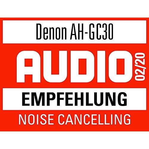  [아마존베스트]Denon AH-GC30 Wireless Over-Ear Headphones with Noise Cancelling (ANC), Bluetooth, Hi-Res, Microphone, 20 Hours Battery Life, Black