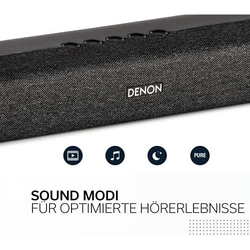  Denon DHT S416 High Quality 2.1 TV Soundbar with Wireless Subwoofer, Google Chromecast Built in, WiFi, Bluetooth, Dolby Digital, HDMI ARC, Optical Input