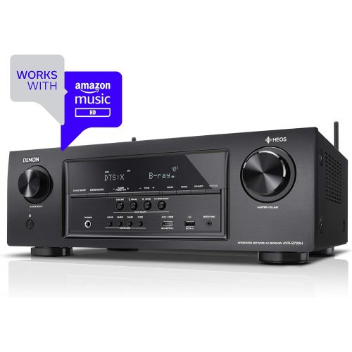 Denon AVRS730H 7.2 Channel AV Receiver with Built-in HEOS wireless technology, Works with Alexa