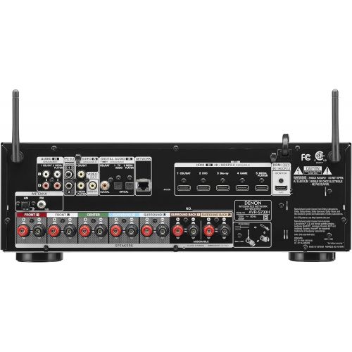  Denon AVRS730H 7.2 Channel AV Receiver with Built-in HEOS wireless technology, Works with Alexa