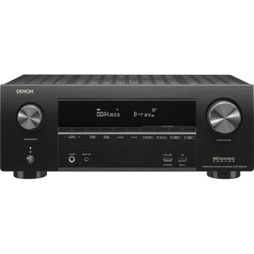  Denon AVR-X2500 Receiver - HDR10, 3D video support | 7.2 Channel (95W per channel) 4K Ultra HD Video | Home Theater Dolby Surround Sound | Music Streaming System with Alexa Control