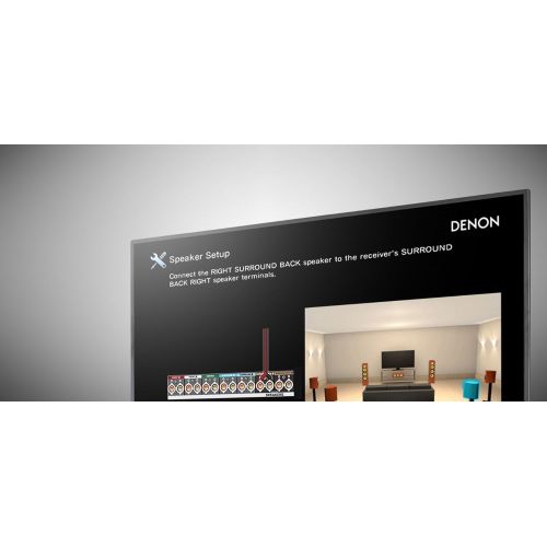  Denon AVRX4400H 9.2 Channel Full 4K Ultra HD Network AV Receiver with HEOS black, Works with Alexa