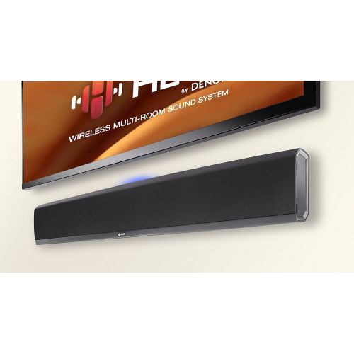  Denon Surround Sound Bar Home Speaker Set of 1 Black (HEOSBAR), Works with Alexa