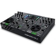 Denon DJ PRIME GO - Portable DJ Controller and Mixer with 2 Decks, WIFI Streaming, 7-Inch HD Touchscreen, DJ Set with Lights Control and Rechargeable Battery
