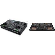 Denon DJ PRIME GO - Portable DJ Controller and Mixer with 2 Decks, WIFI Streaming & Pioneer DJ DDJ-FLX4 2-deck Rekordbox and Serato DJ Controller - Graphite