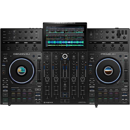  Denon DJ Prime 4+ Standalone 4-Deck DJ Controller