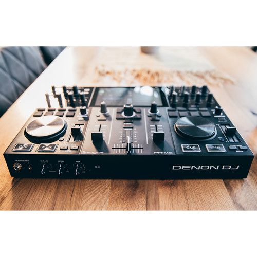  Denon DJ PRIME GO Standalone 2-Deck Rechargeable Smart DJ Console with 7