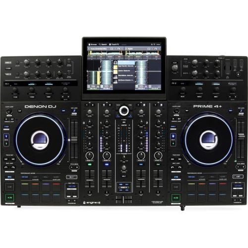  Denon DJ Prime 4+ 4-deck Standalone DJ System with Carrying Case