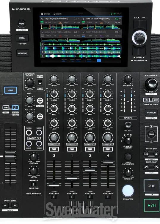  Denon DJ SC Live 4 Standalone DJ Controller