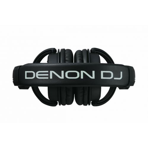  Denon DJ DN-HP500 | Comfortable Full-Size Supra-Aural On-Ear Dynamic DJ Headphones (Black  40mm  1300 mW)