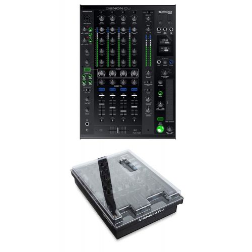  Denon DJ X1800 + Decksaver DS-PC-X1800 Cover Bundle