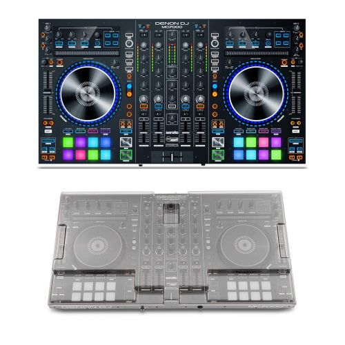  Denon DJ MC7000 + Decksaver DS-PC-MC7000 Cover Bundle