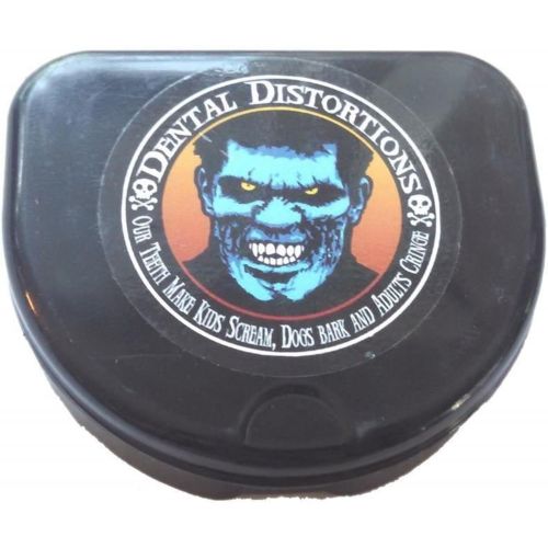  할로윈 용품Dental Distortions Black Pennywise FX Fangs 2.0 Evil Teeth Dental Veneer, Black, Size Medium