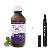 Dental Herb Company Tooth & Gums Tonic 18oz Bottle + Teeth Whitening Pen with...