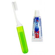 Dental Source Travel Toothbrush and Crest Toothpaste Kit, 144-pack