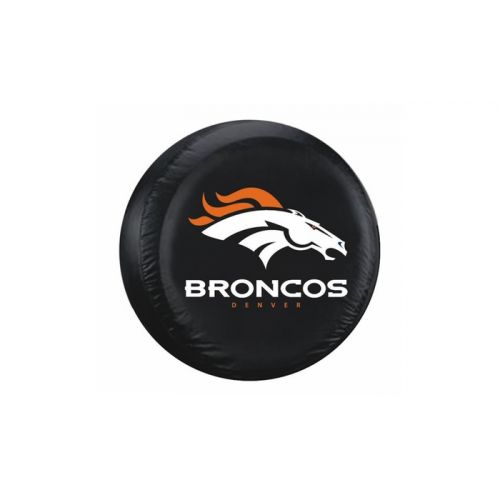  Denver Broncos Black Tire Cover - Standard Size