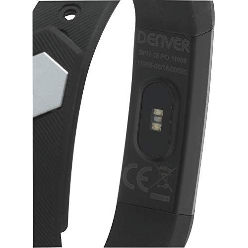  Denver Electronics Unisex Erwachsene BFH-15 Fitnesstracker, Schwarz, Einheitsgroesse