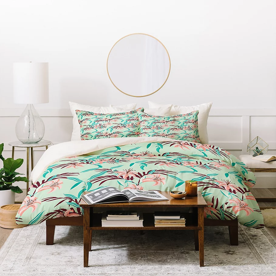 Deny Designs Holli Zollinger Tigerlily Duvet Cover Set