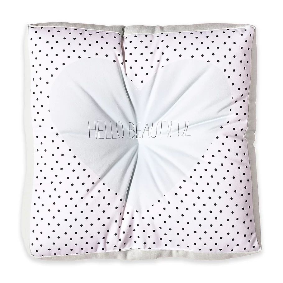 Deny Designs Allyson Johnson Hello Beautiful Square Floor Pillow