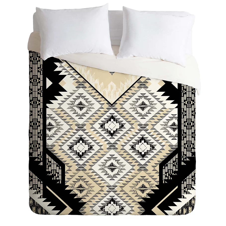  Deny Designs Maker Tribe Duvet Cover in Grey