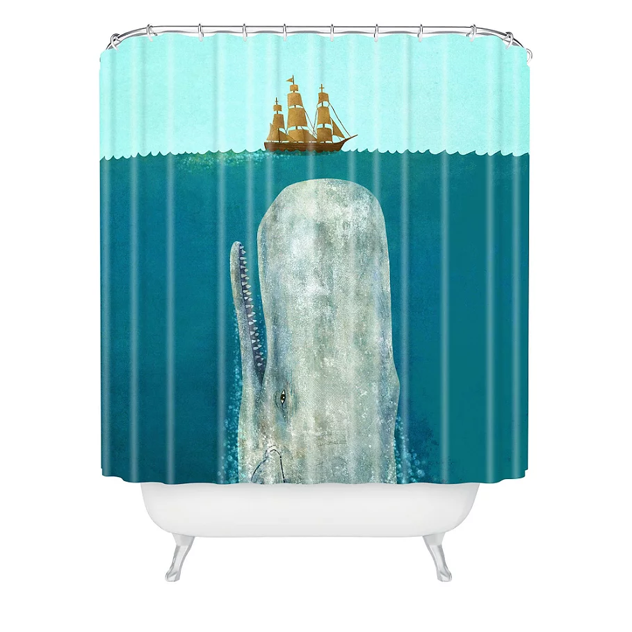 Deny Designs Terry Fan the Whale Shower Curtain