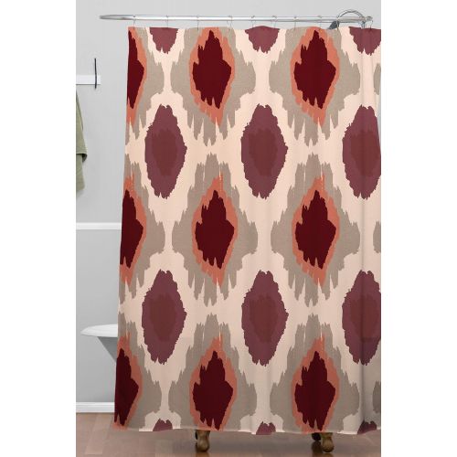  Deny Designs Bianca Green Stardust Covering Vintage Paris Shower Curtain, 72 x 69, Pink