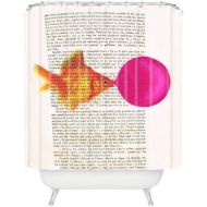 Deny Designs Coco de Paris Goldfish With Bubblegum Shower Curtain, 69 x 72