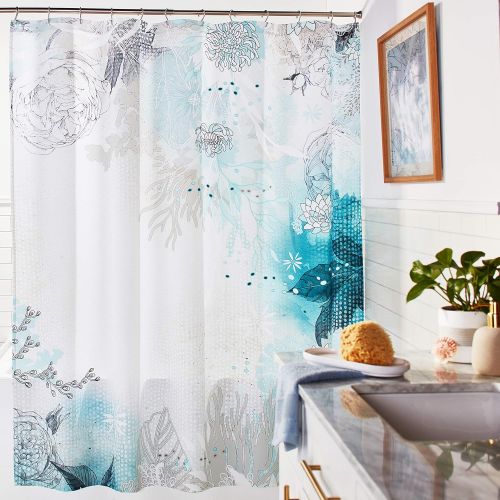  Deny Designs Iveta Abolina Seafoam Shower Curtain, 69 x 72