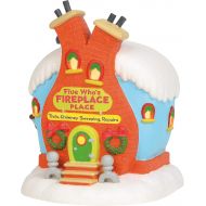 [아마존베스트]Department 56 Dr. Seuss The Grinch Village Flue Whos Fireplace Place Lit Building, 8.5 Inch, Multicolor