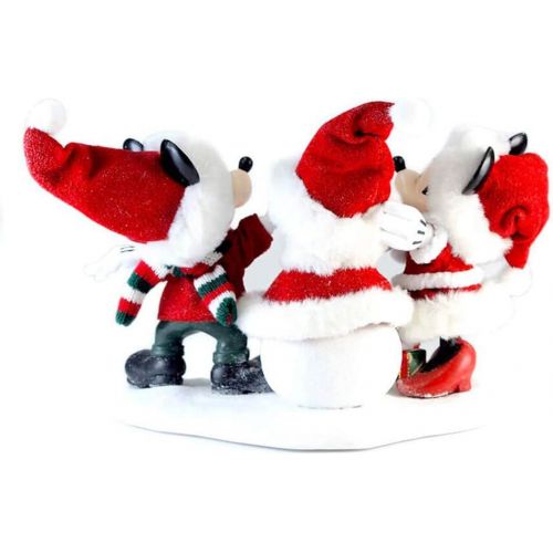  Department 56 Disney Snow Santa by Possible Dreams Figurine, 6, Multicolor