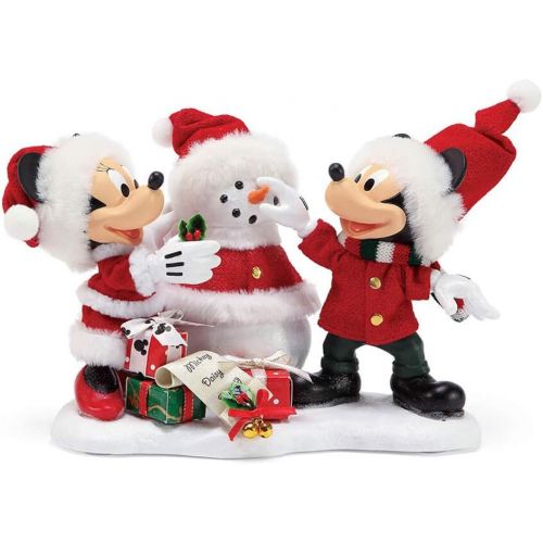  Department 56 Disney Snow Santa by Possible Dreams Figurine, 6, Multicolor