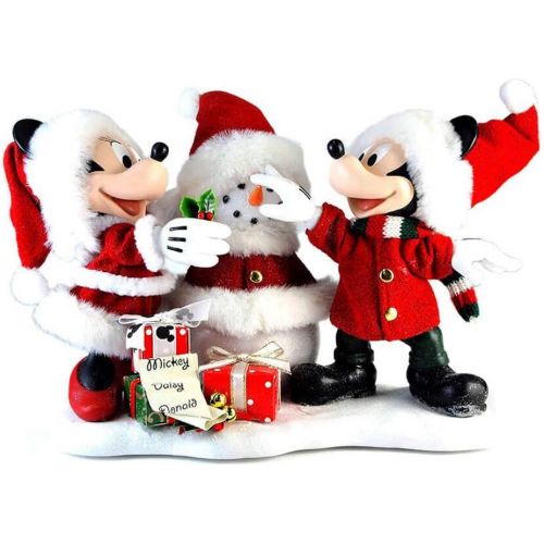  Department 56 Disney Snow Santa by Possible Dreams Figurine, 6, Multicolor