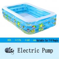 Der Large inflatable bathtub/swimming pool pool for children/baby/home battery pool for 7-9 people Bathtub Inflatable bathtub