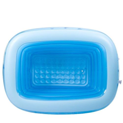  Der Yuekuoo Inflatable Pools Child Blue Inflatable Bathtub Infant Inflatable Pool Thicker Insulated Swimming Pool Collapsible Ocean Pool Pool Swimming Pool Water Playground Bathtub