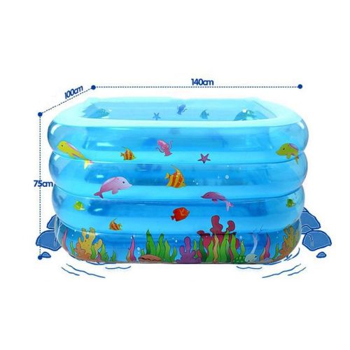  Der Yuekuoo Inflatable Pools Child Blue Inflatable Bathtub Infant Inflatable Pool Thicker Insulated Swimming Pool Collapsible Ocean Pool Pool Swimming Pool Water Playground Bathtub