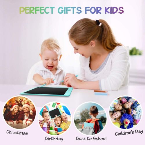  [아마존베스트]Derabika LCD Writing Tablet Drawing Board, 10 Inch Colorful Doodle Board Drawing Tablet for Kids, Educational Toys for 3 4 5 6 7 Year Old Boys, Christmas Birthday Toys Gifts for Bo