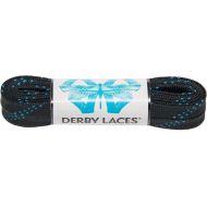 Derby Laces Black 60 Inch Waxed Skate Lace for Roller Derby, Hockey and Ice Skates, and Boots