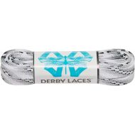 Derby Laces Smoke 60 Inch Waxed Skate Lace for Roller Derby, Hockey and Ice Skates, and Boots