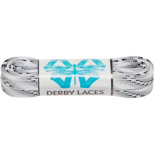  Derby Laces Smoke 60 Inch Waxed Skate Lace for Roller Derby, Hockey and Ice Skates, and Boots