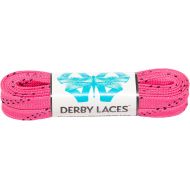 Derby Laces Hot Pink 60 Inch Waxed Skate Lace for Roller Derby, Hockey and Ice Skates, and Boots
