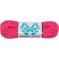 Derby Laces Hot Pink 108 Inch Waxed Skate Lace for Roller Derby, Hockey and Ice Skates, and Boots