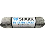 Derby Laces Silver 72 Inch Spark Skate Lace for Roller Derby, Hockey and Ice Skates, and Boots